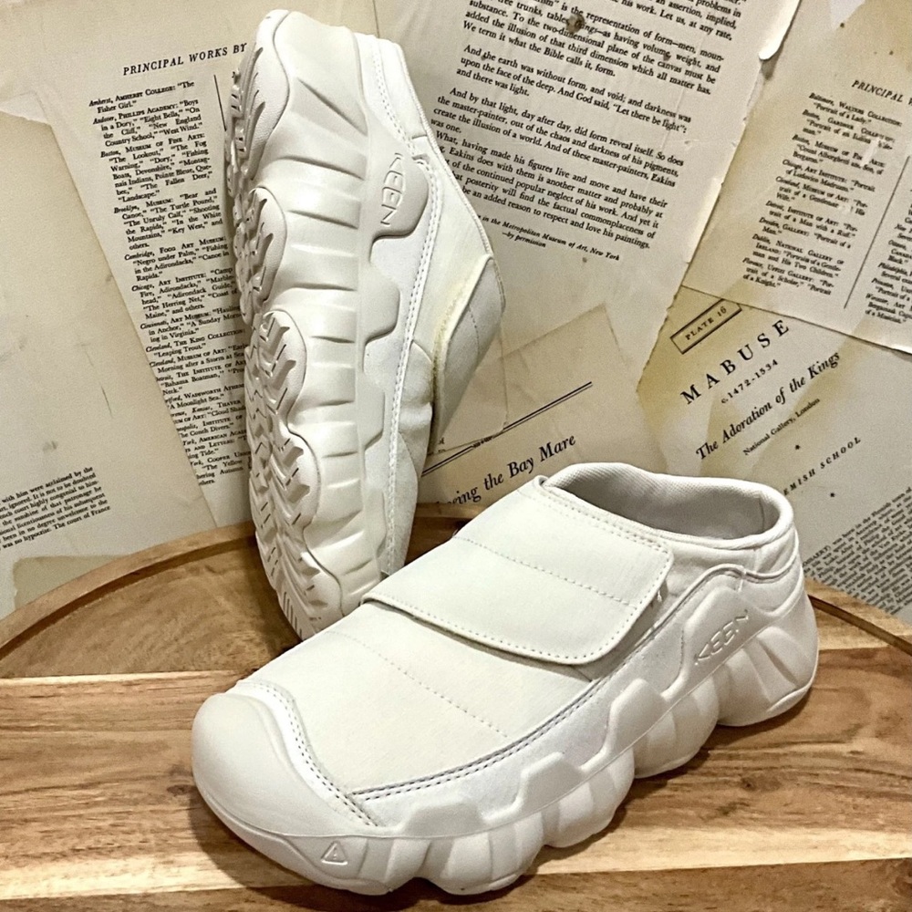 Free People Keen Hypowser Wrap Shoe Sneaker Birch Ivory Nylon